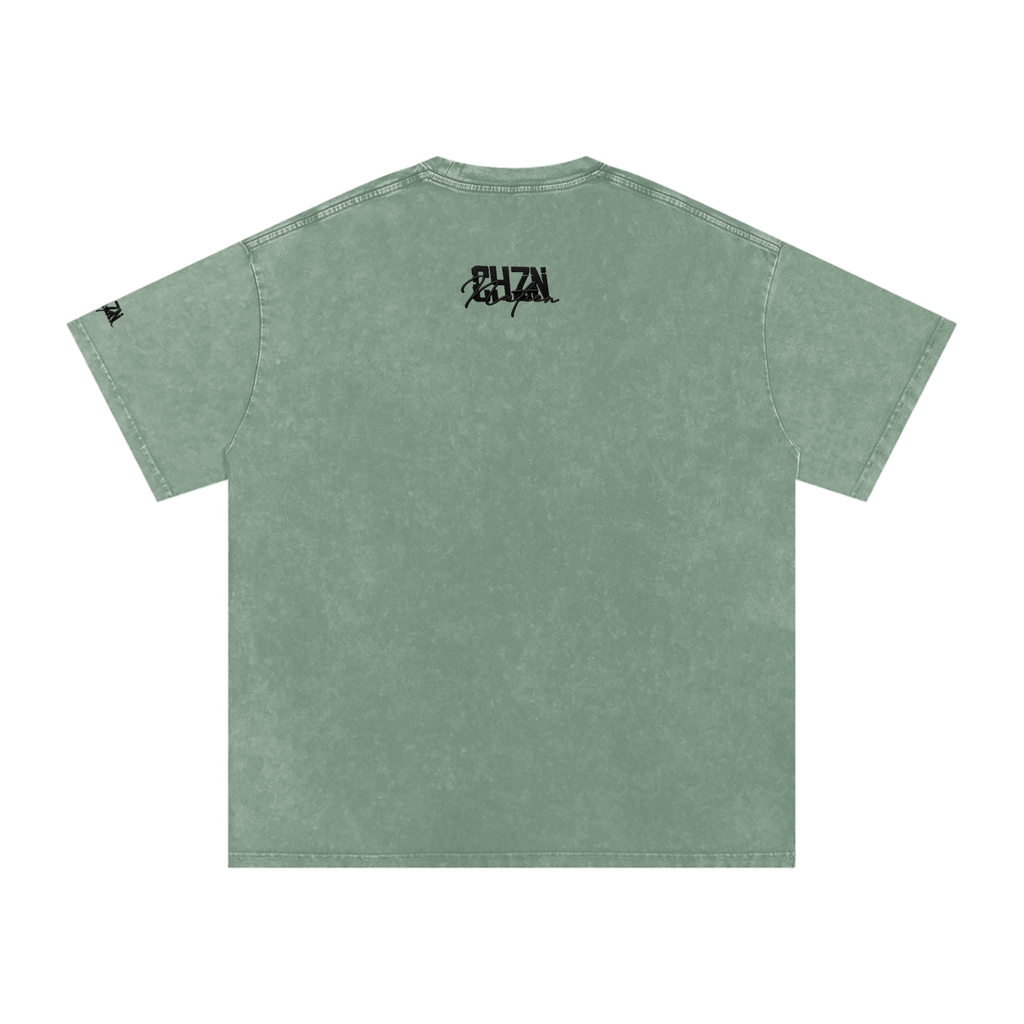 CHZN Nation  Premium Snow Washed Oversized Tee
