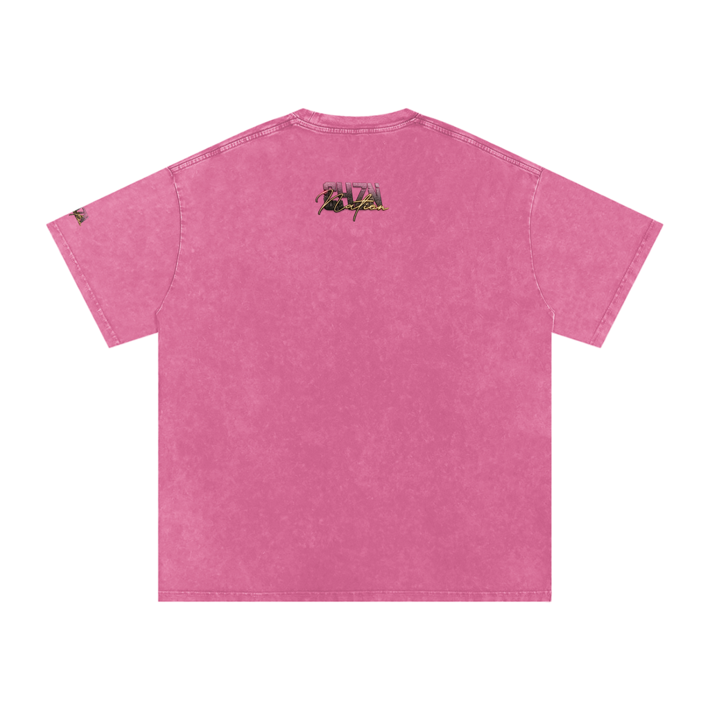 CHZN Nation  Premium Snow Washed Oversized Tee