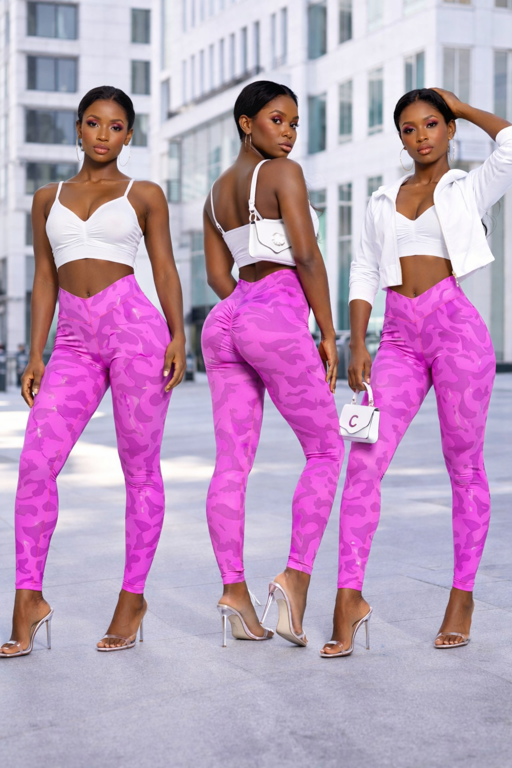 V Cut Scrunch Butt Leggings