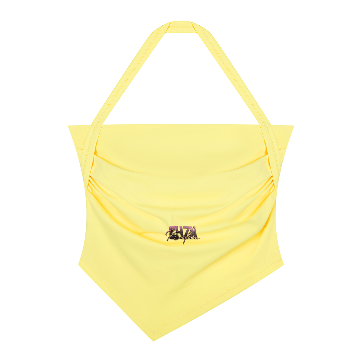 Women’s Ruched Halter Neck Yoga Tank Top