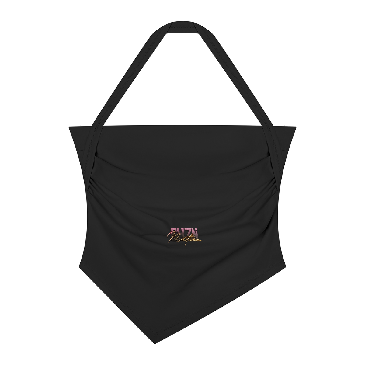 Women’s Ruched Halter Neck Yoga Tank Top