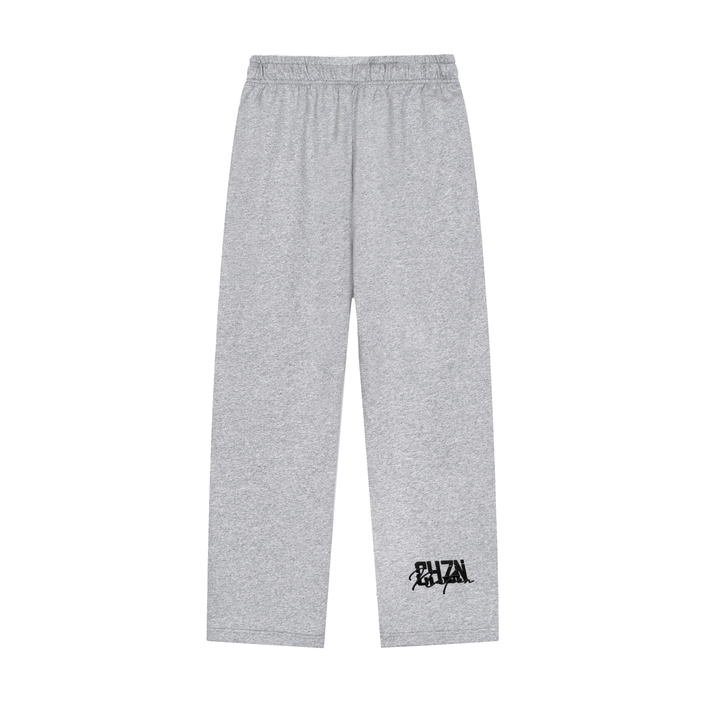 Solid Color Straight-Leg Sweatpants